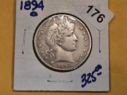 Better 1894-O Barber Half Dollar