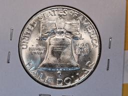 1953-D Franklin Half Dollar in Very Choice Brilliant Uncirculated