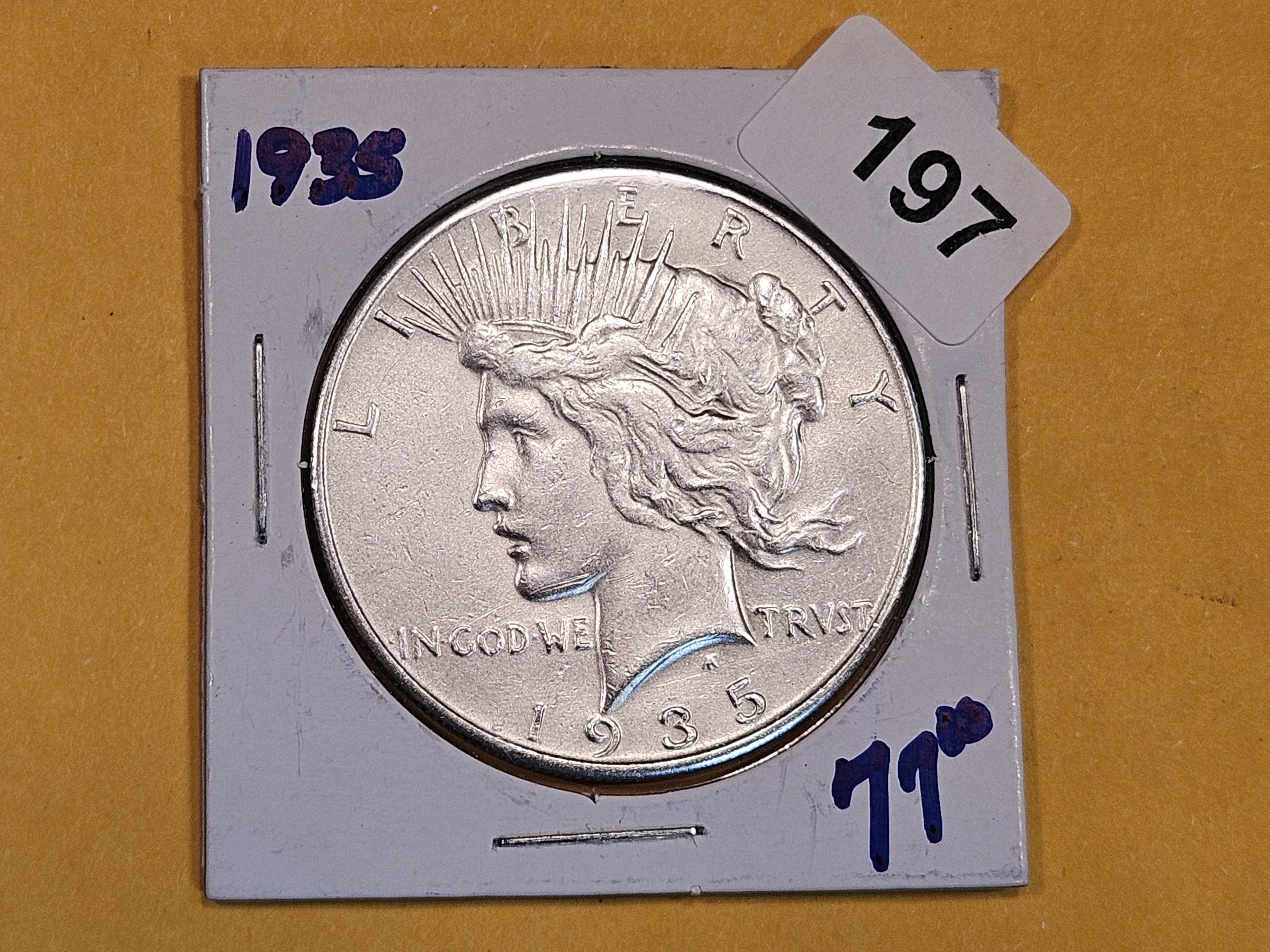 1935 Peace Dollar