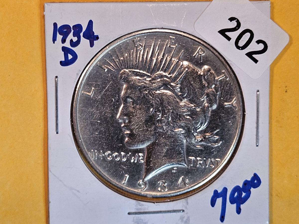 1934-D Peace Dollar