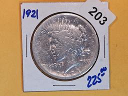 ** KEY DATE 1921 Peace Dollar