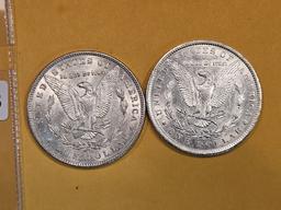1886 and 1885-O Morgan Dollars