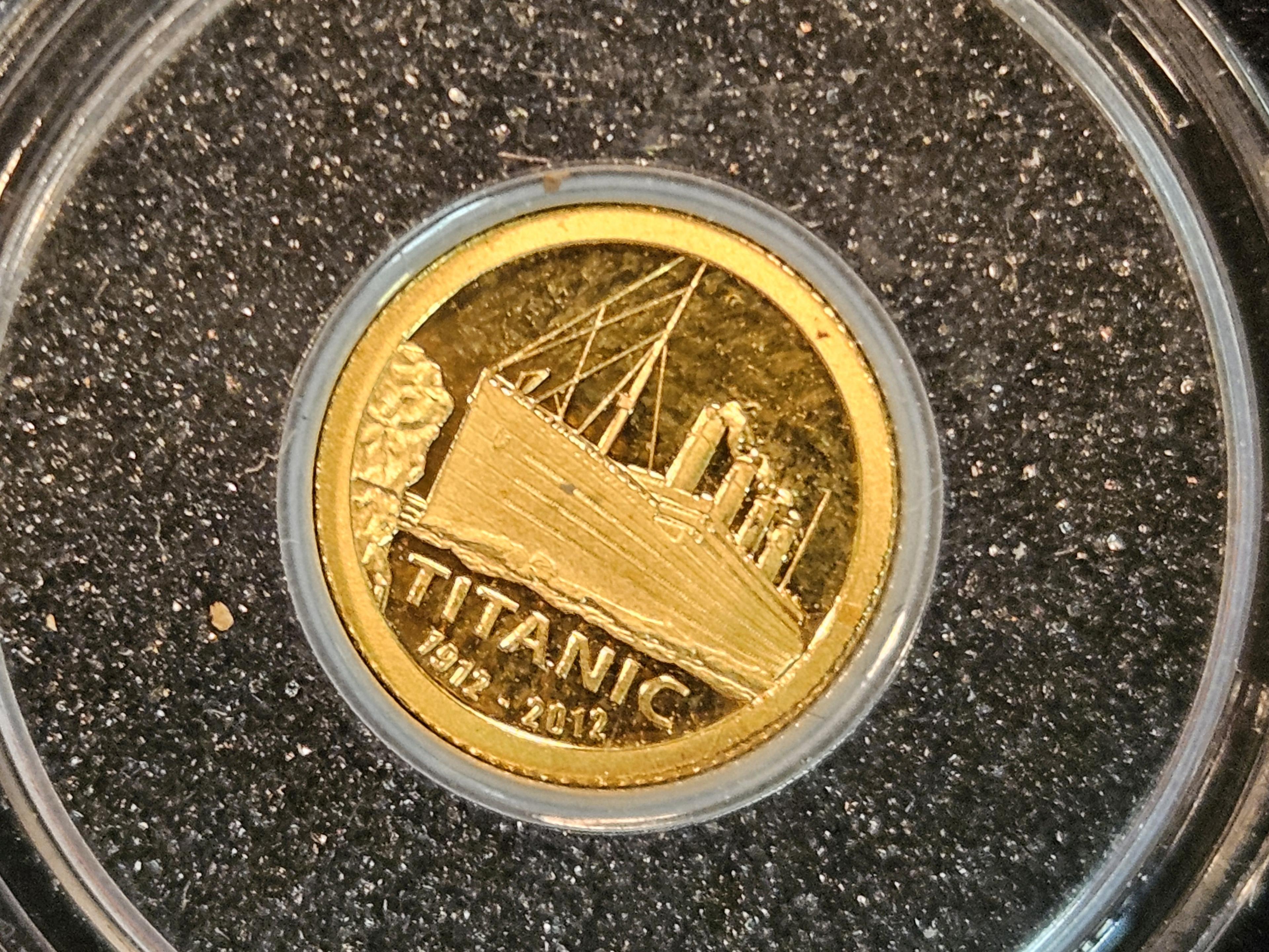 GOLD! 2012 Cook Islands Proof Gold Dollar