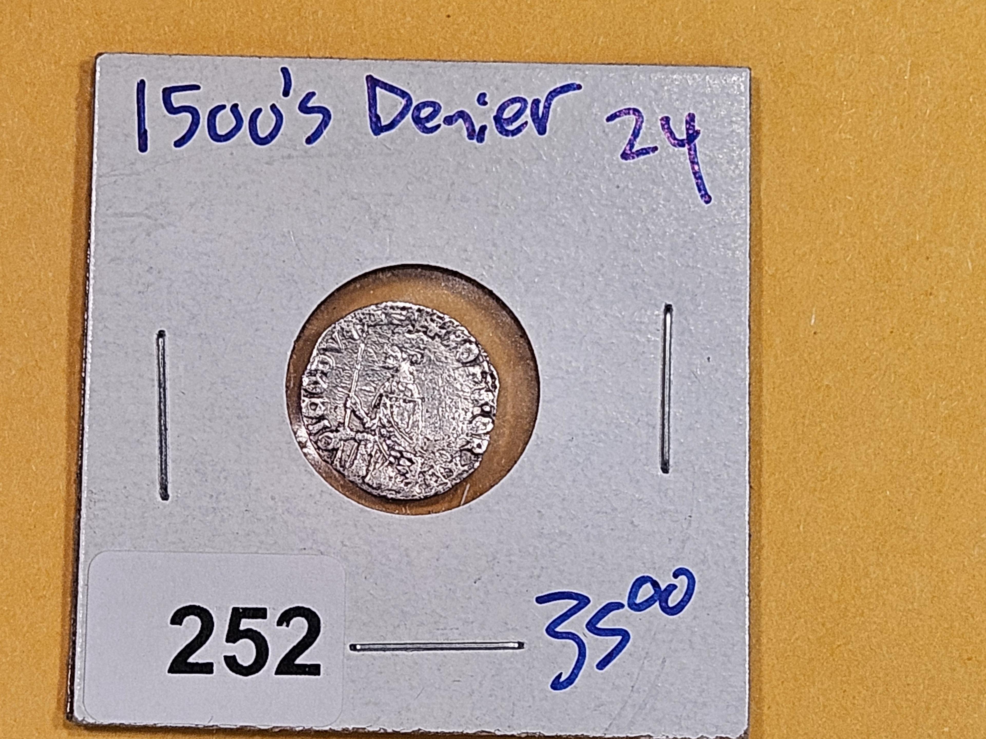 1500's silver denier