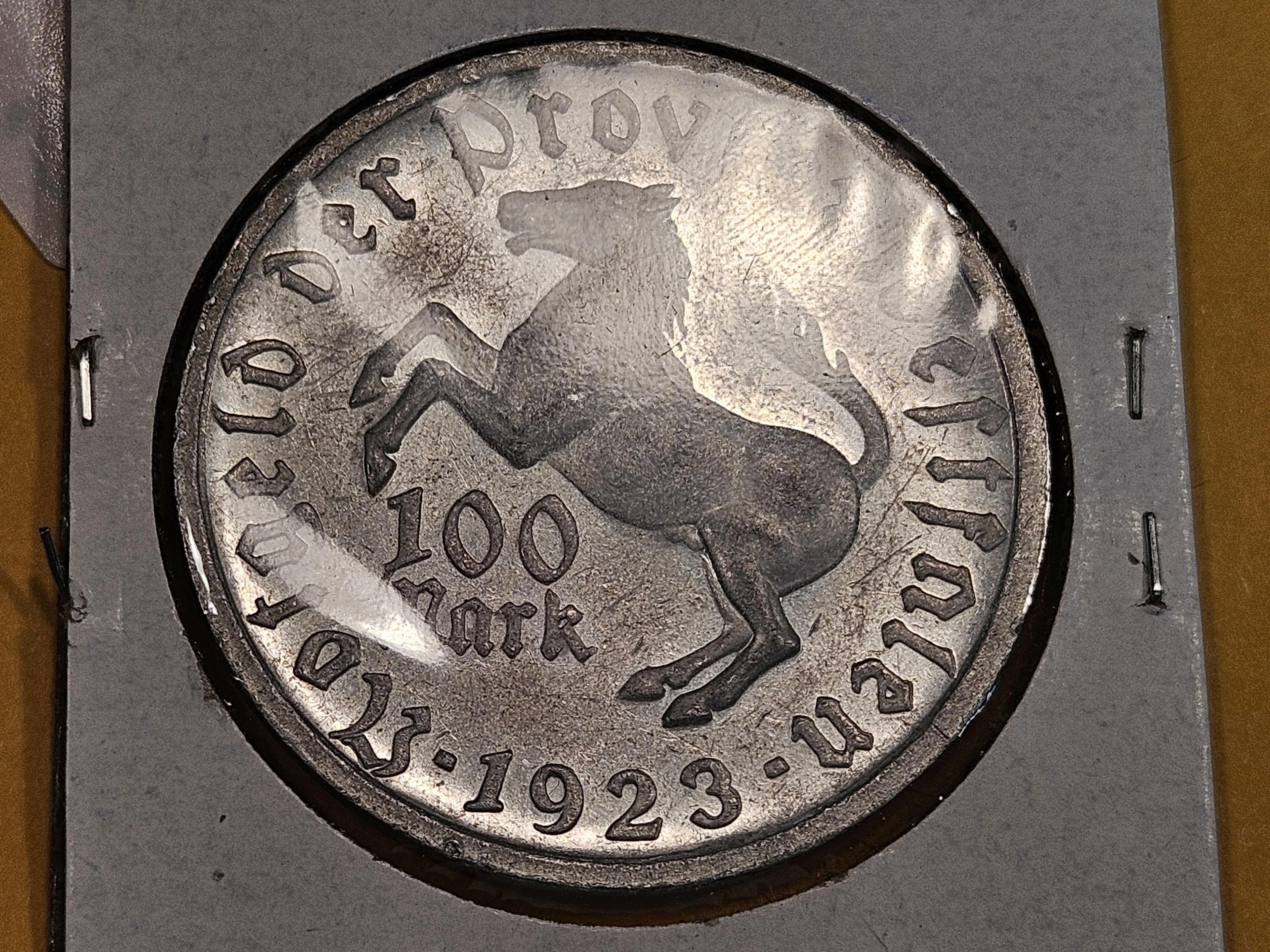 1923 Germany 100 mark