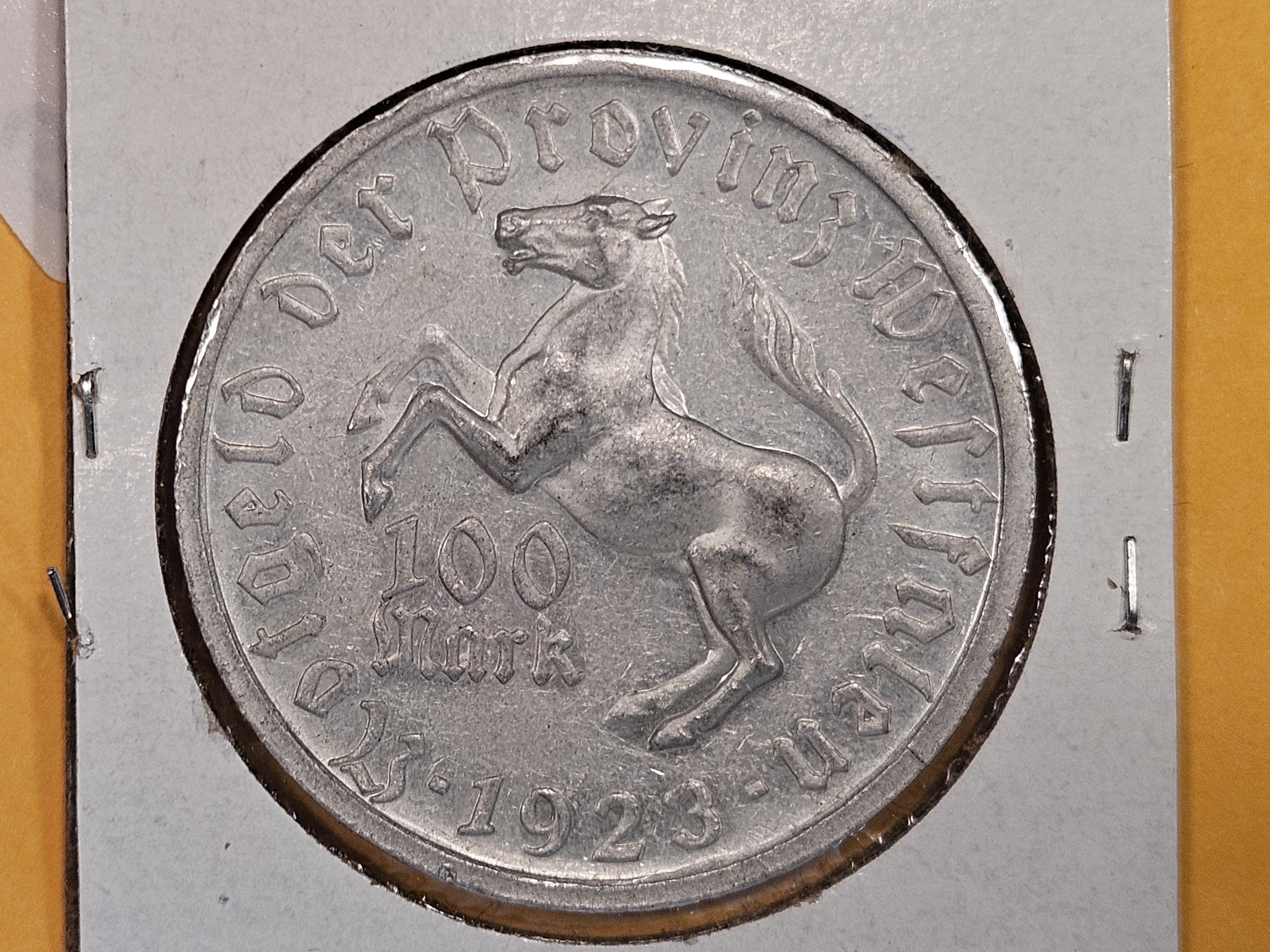 1923 Germany 100 mark