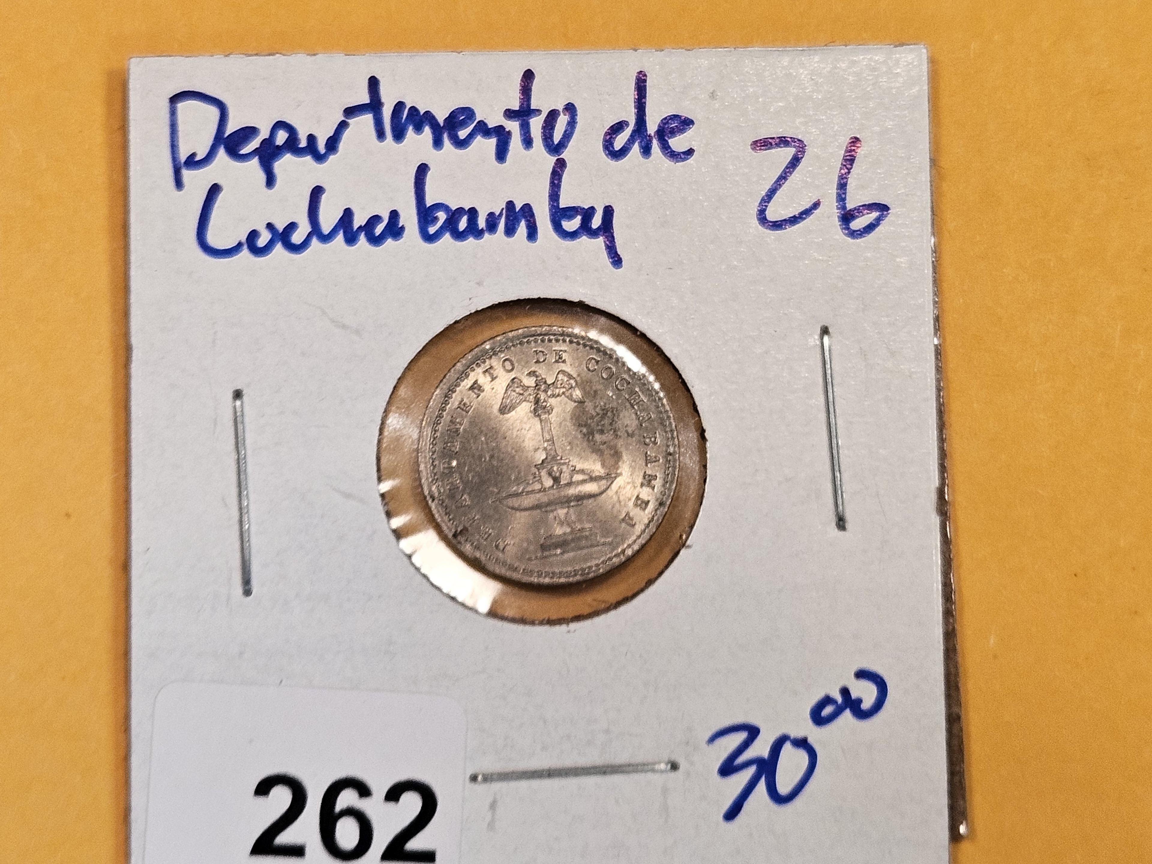 Department of Cocha Bamba bright coin