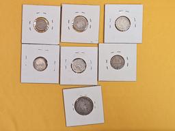 Seven more Central and South American coins