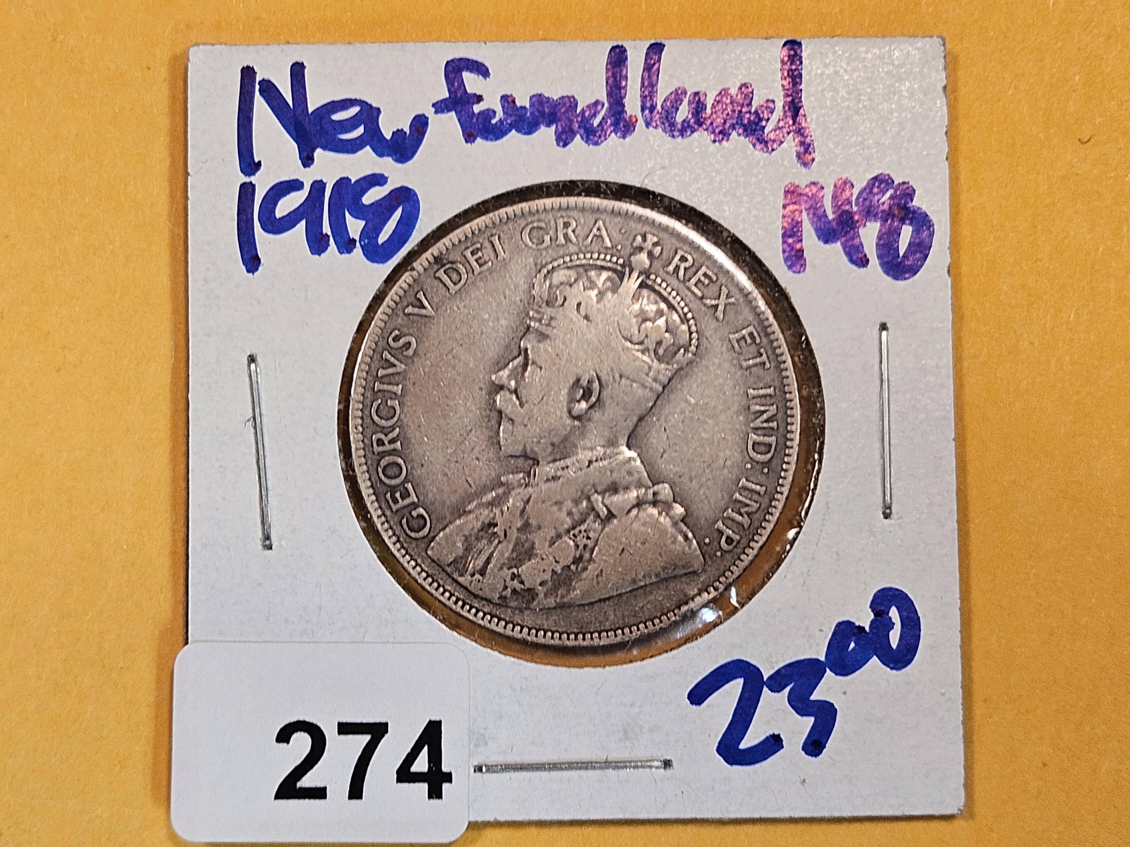 1918 Newfoundland 50 cents