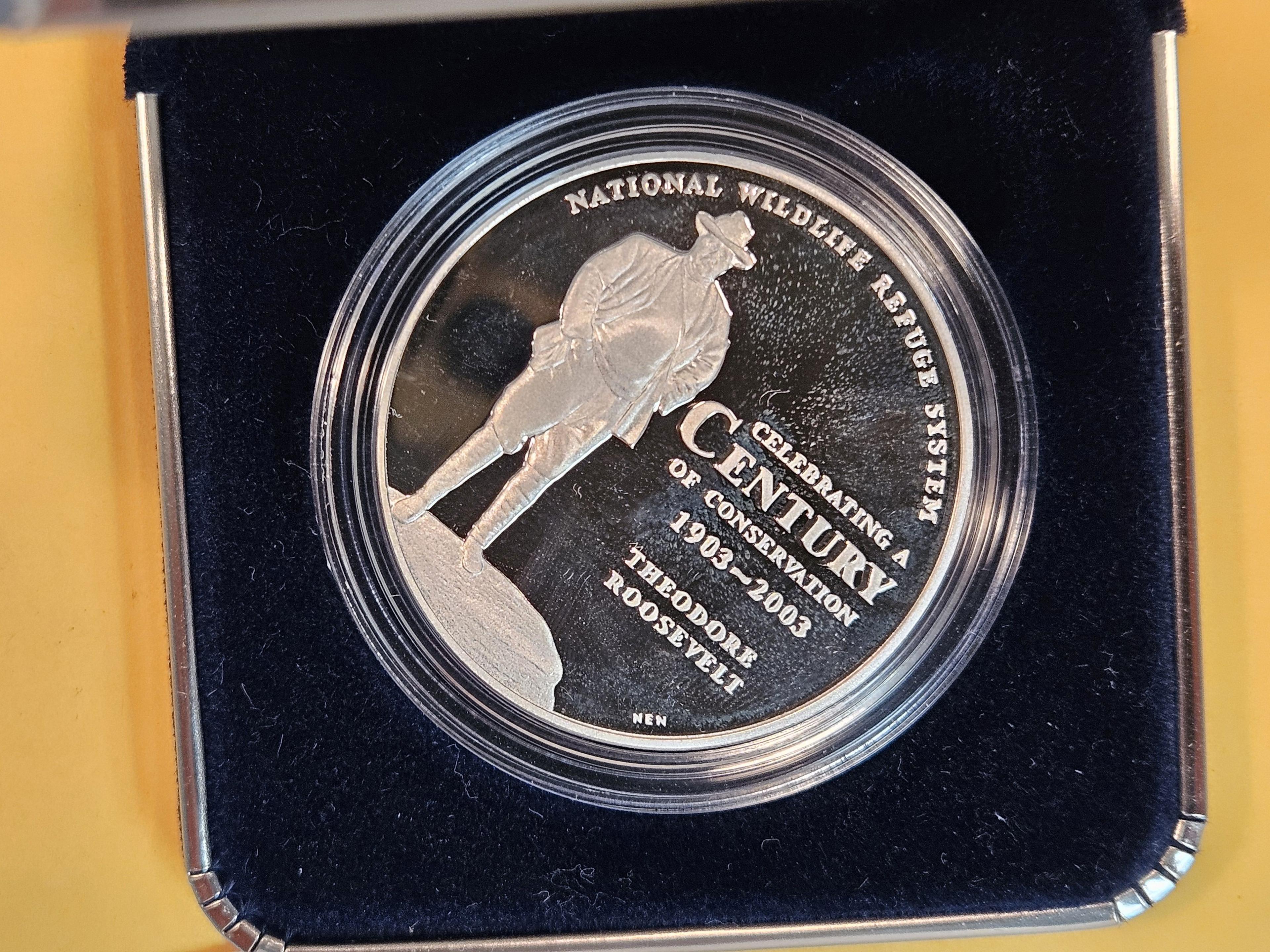 2003 Proof Deep Cameo National Wildlife Refuge Silver Medal