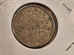 1863 Civil War Token Merchant's Store Card