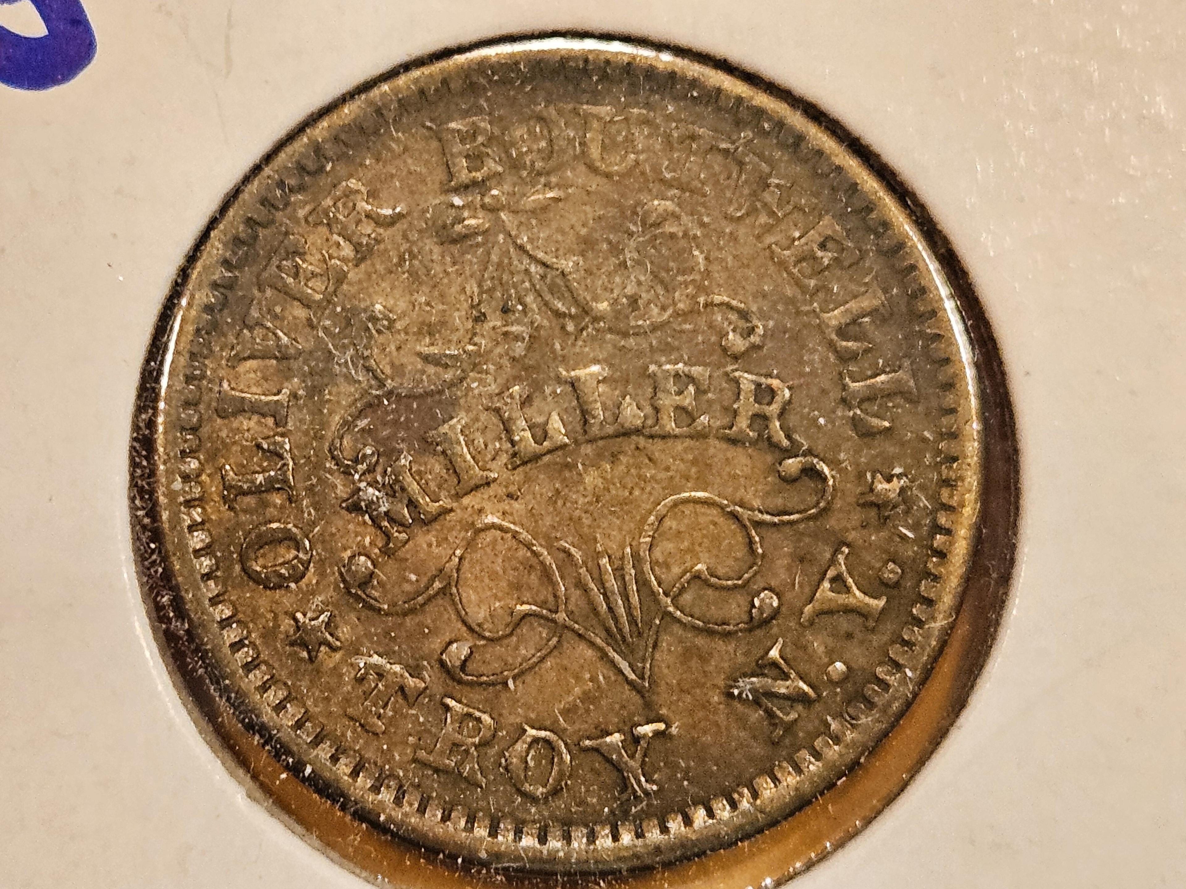 1863 Civil War Token Merchant's Store Card