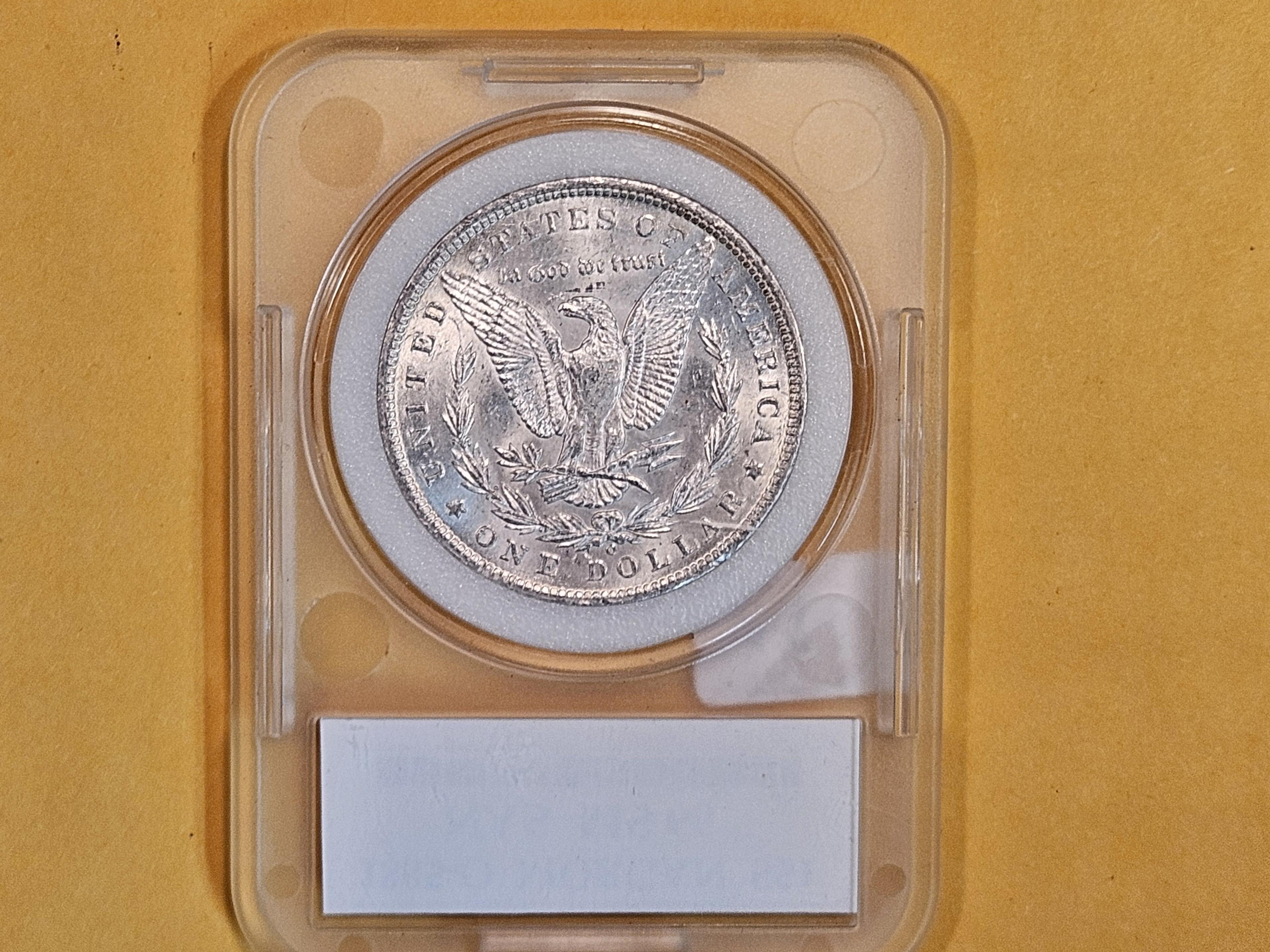 NAS graded 1885-O Morgan Dollar in MS-66