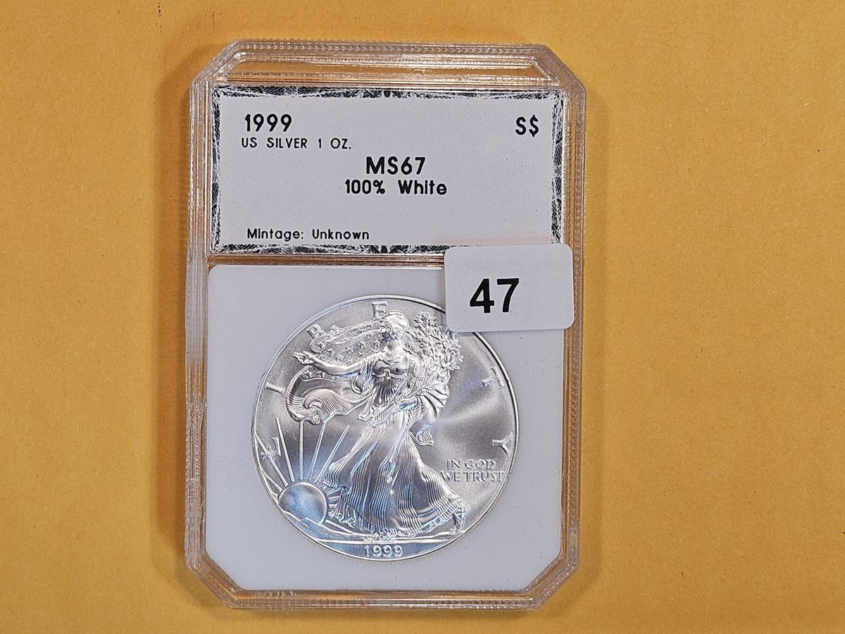 PCI 1999 American Silver Eagle