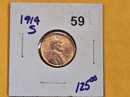 * Better Date 1914-S Wheat cent