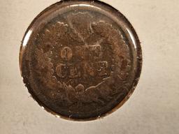 Semi-key 1867 Indian Cent