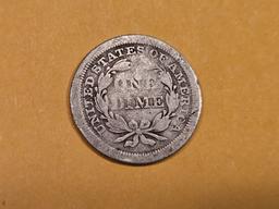 1842 Seated Liberty Dime