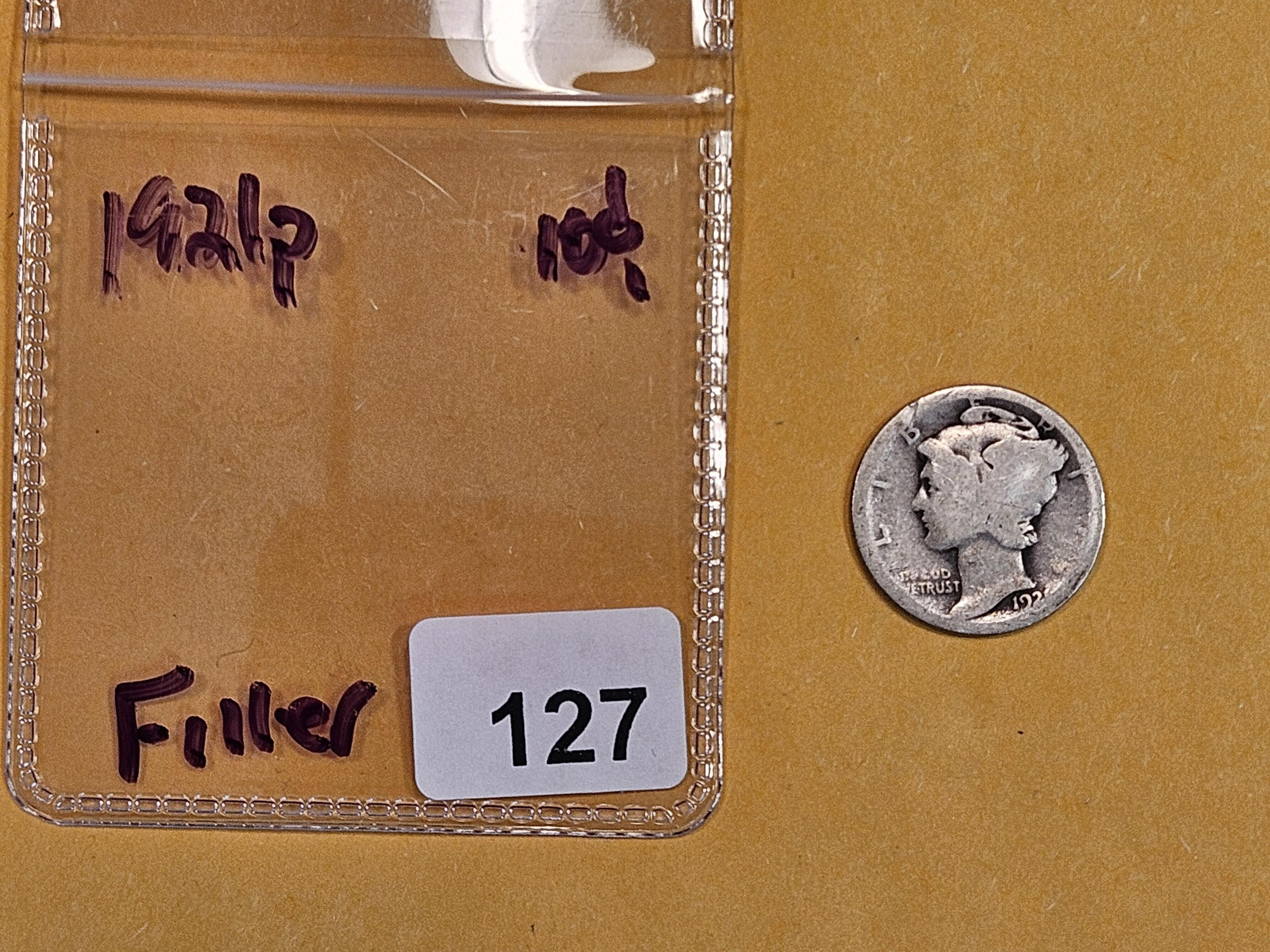 * Key Date 1921 Mercury Dime