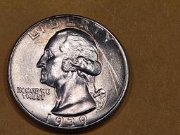 Brilliant Uncirculated plus 1939-D Washington Quarter