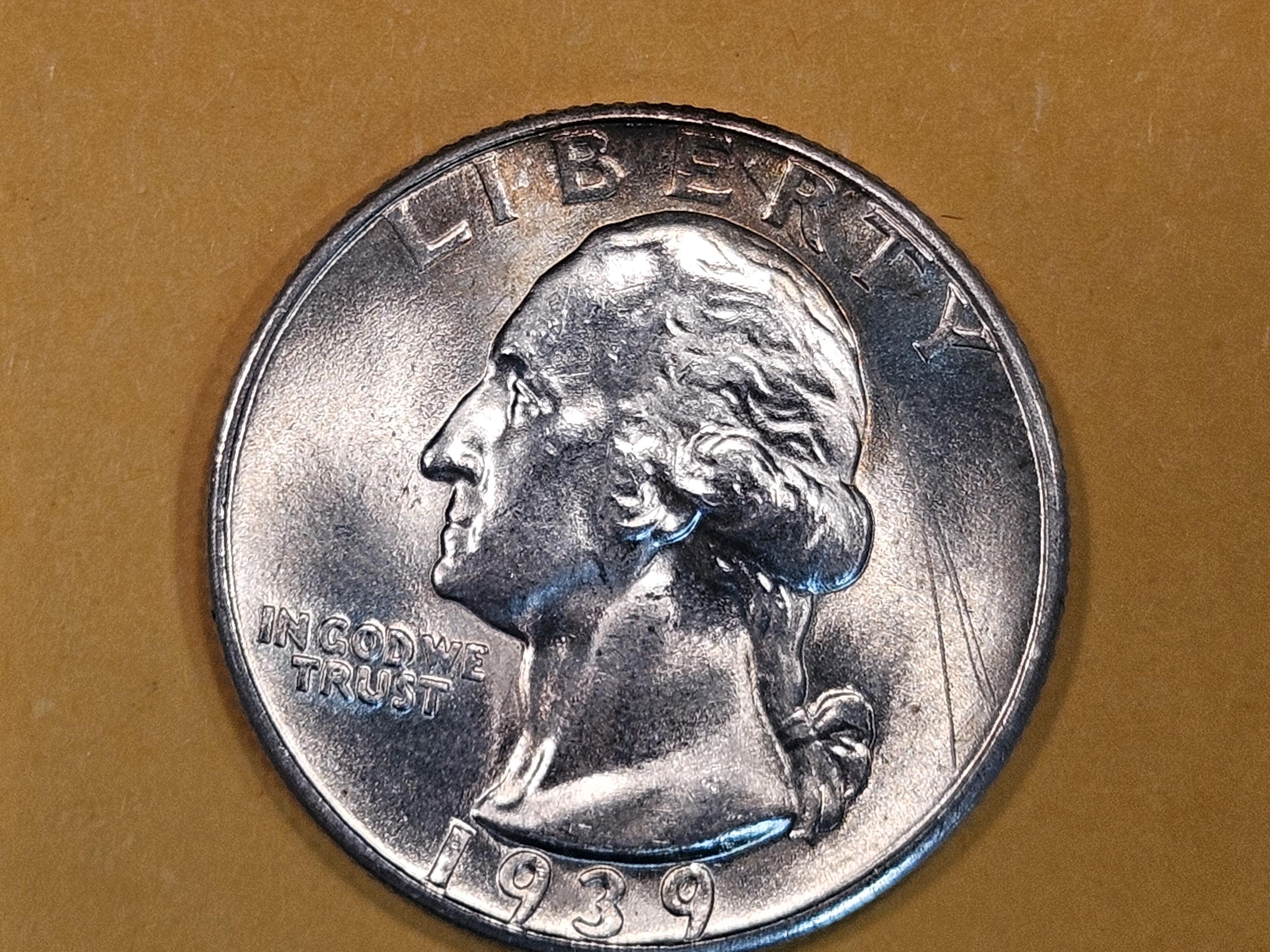 Brilliant Uncirculated plus 1939-D Washington Quarter