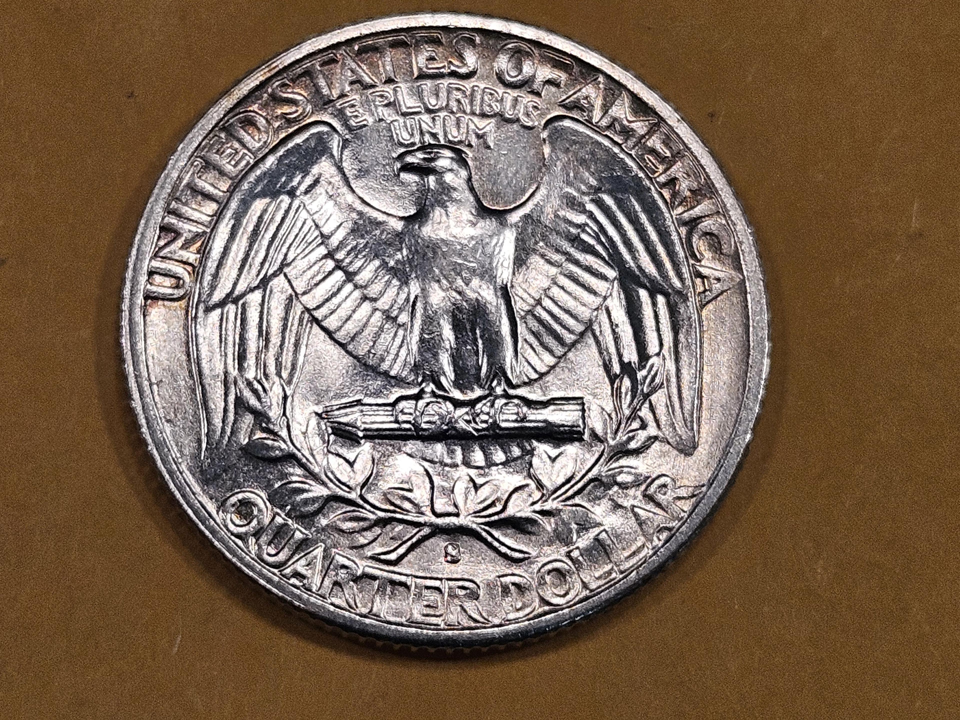 Choice Brilliant Uncirculated 1948-S Washington Quarter