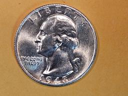 Choice Brilliant Uncirculated 1948-S Washington Quarter