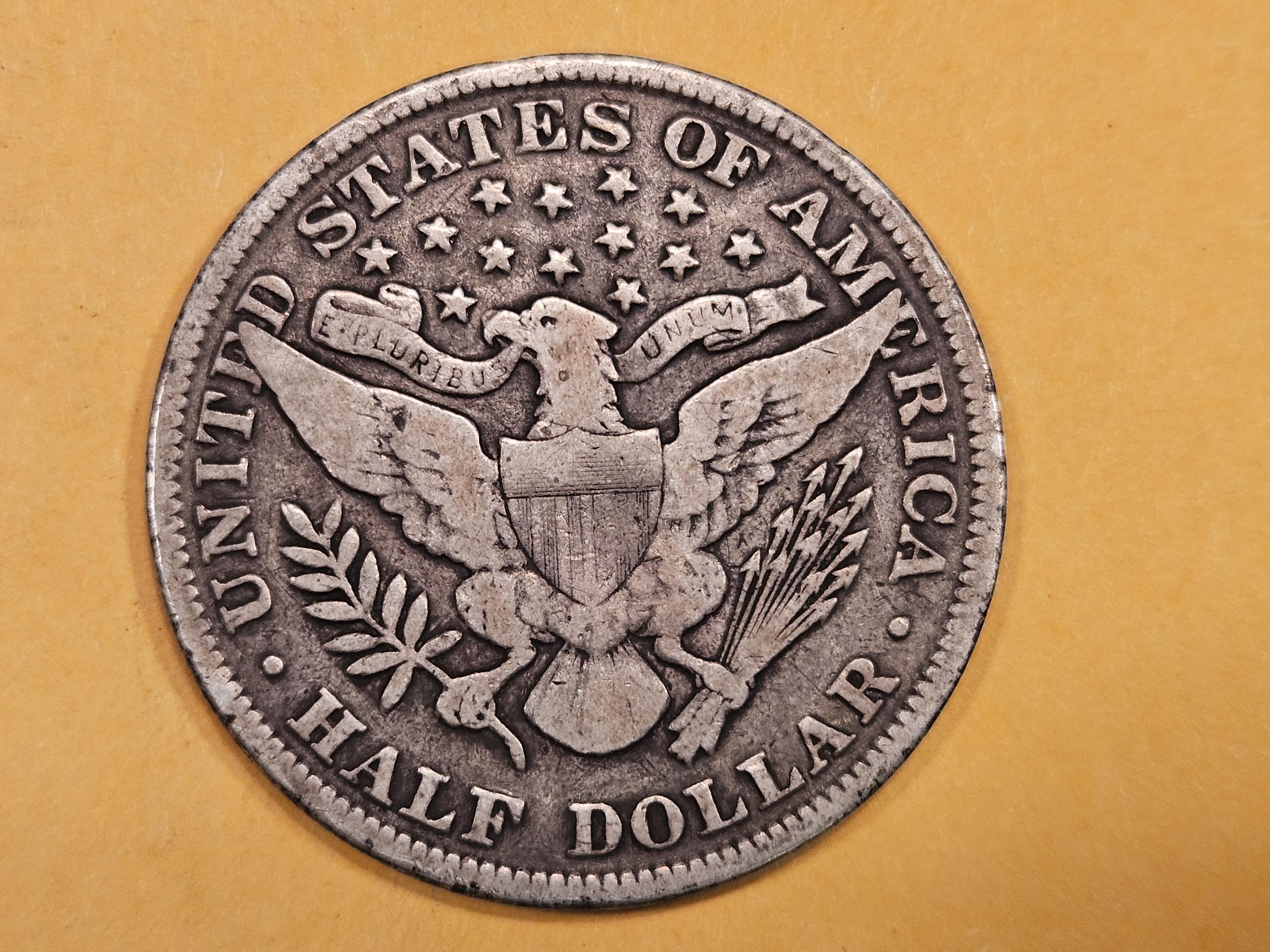 Better Date 1896 Barber Half Dollar