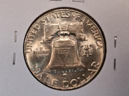 1952 Franklin Half Dollar in Choice Brilliant Uncirculated FBL