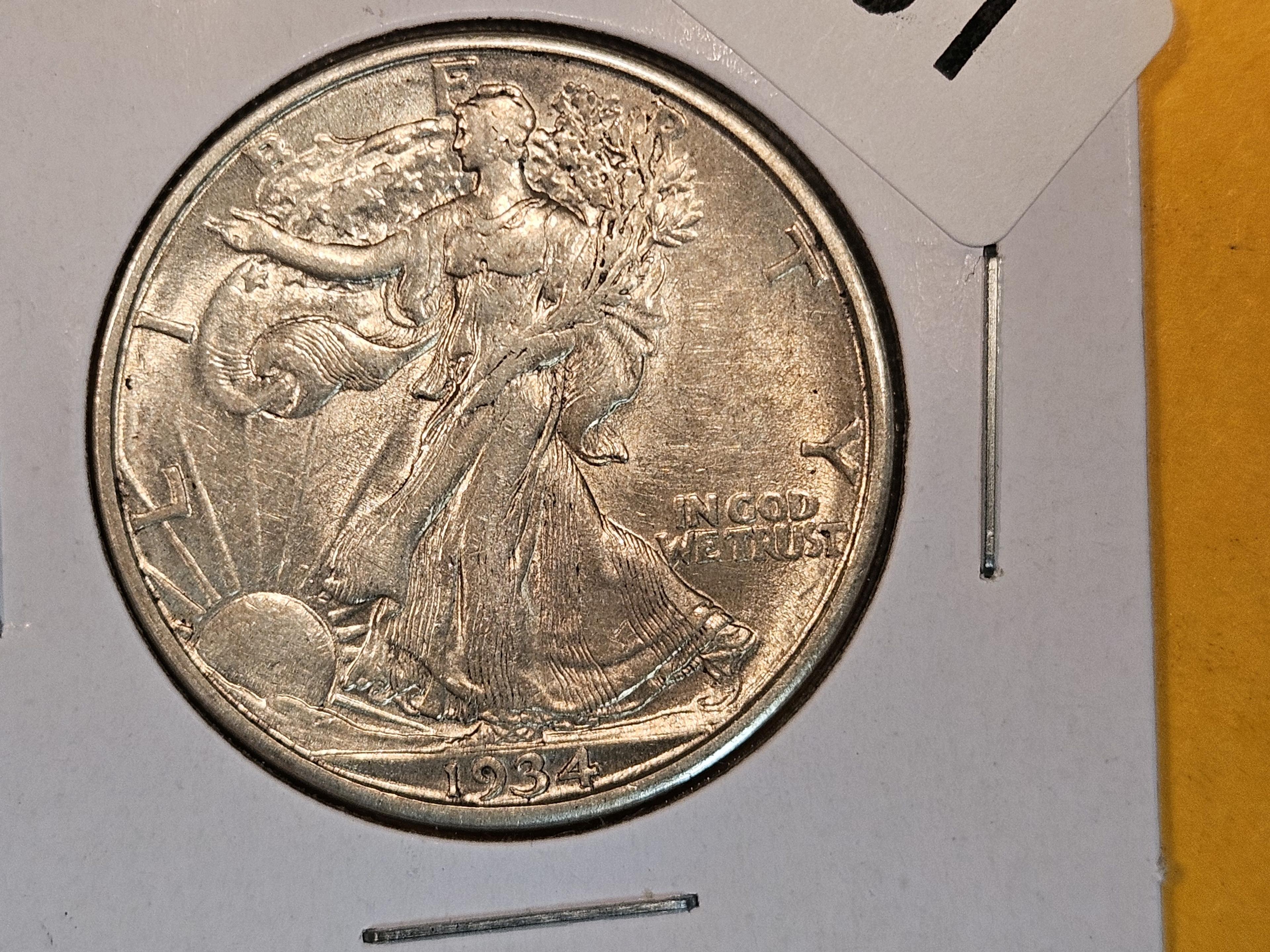 1934 Walking Liberty Half Dollar