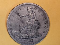 1876-S Trade Dollar in Extra Fine