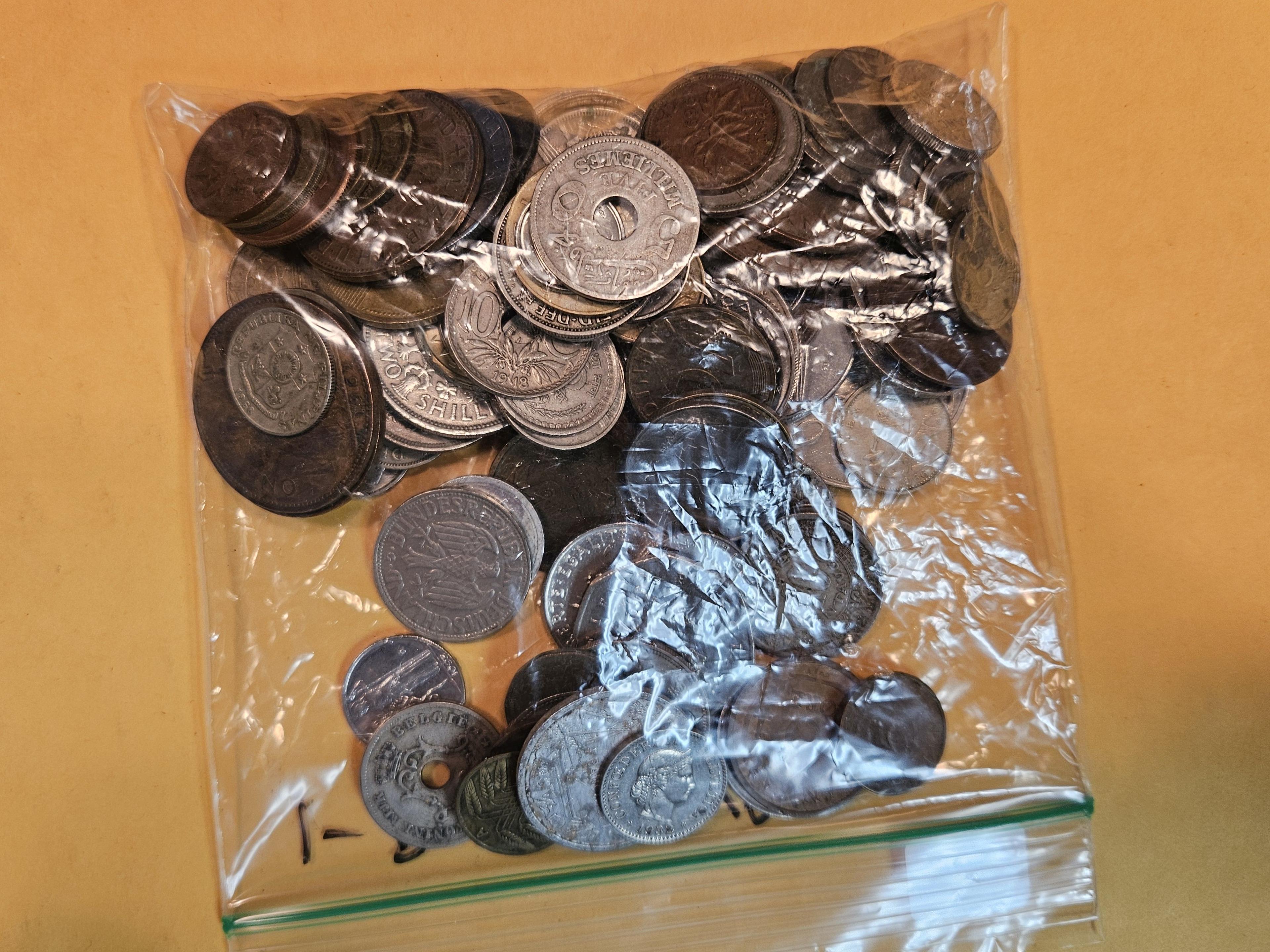 ONE POUND of mixed World Coins