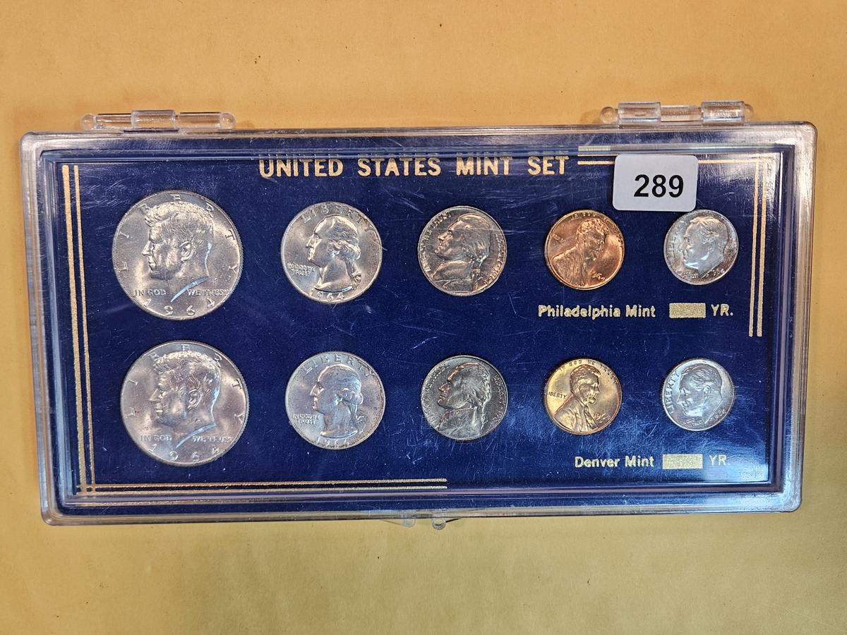 Brilliant Uncirculated 1964 P & D Coin sets