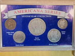 Four Silver Coin sets