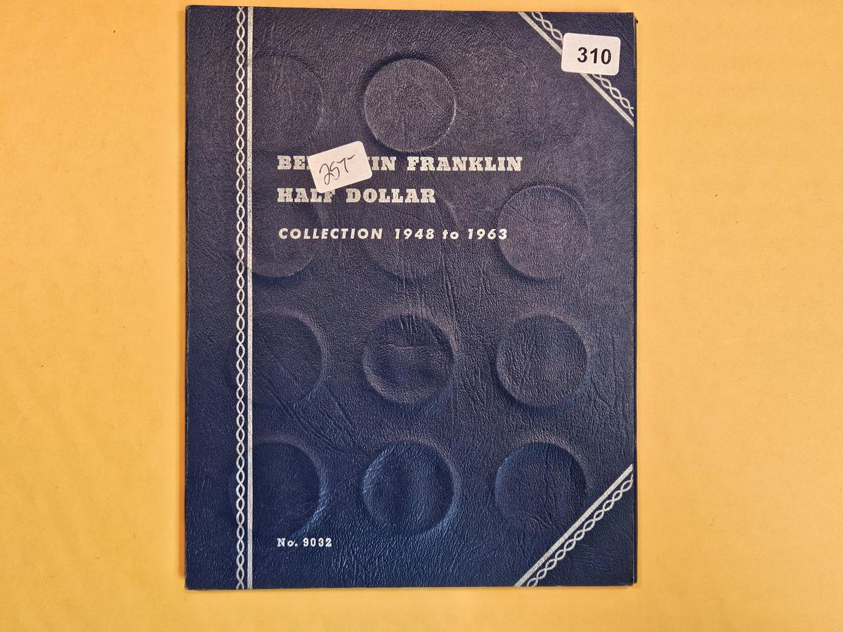 Almost Complete Franklin silver Half Dollar Album