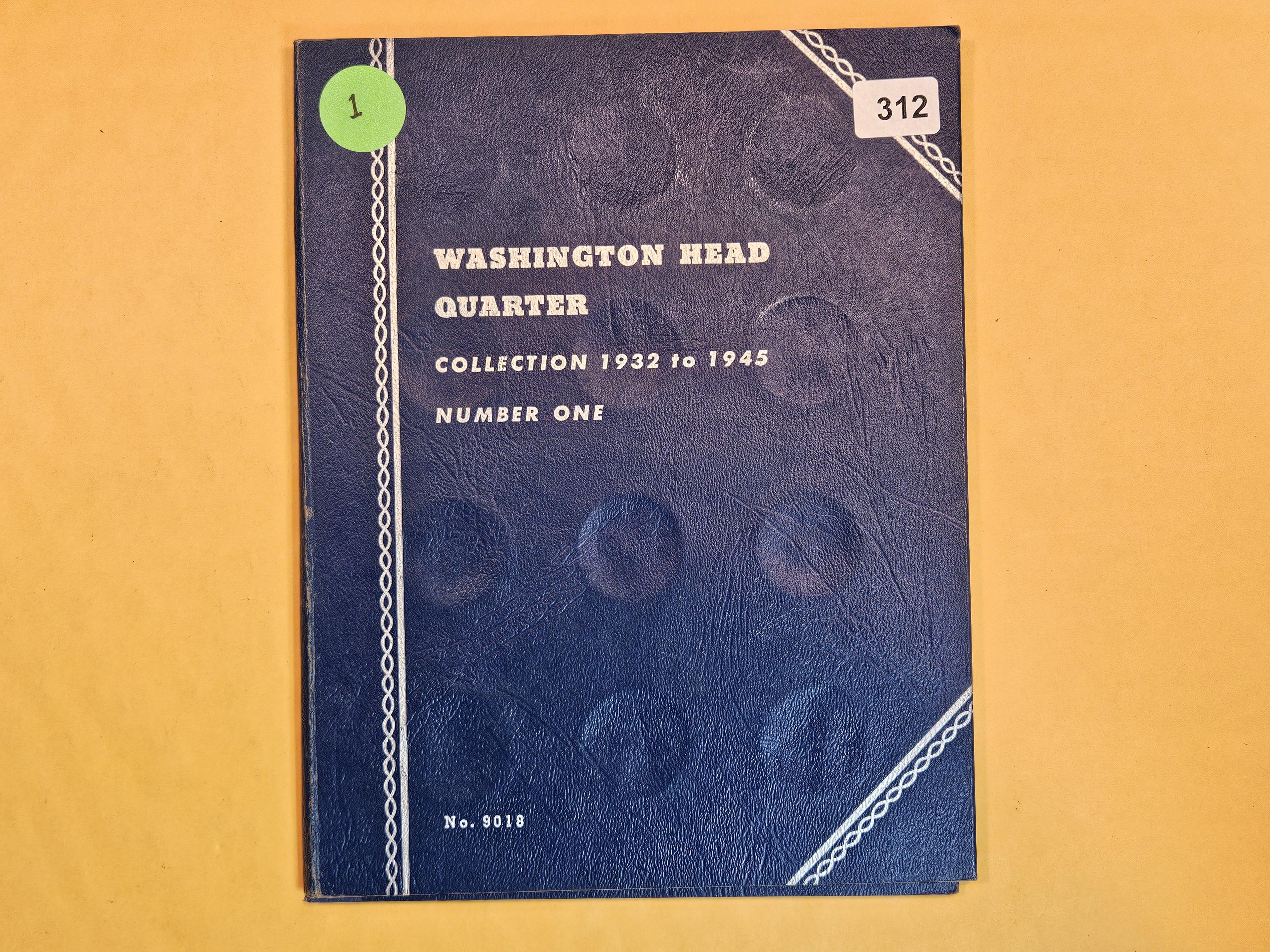 Mostly complete Washington silver quarter album