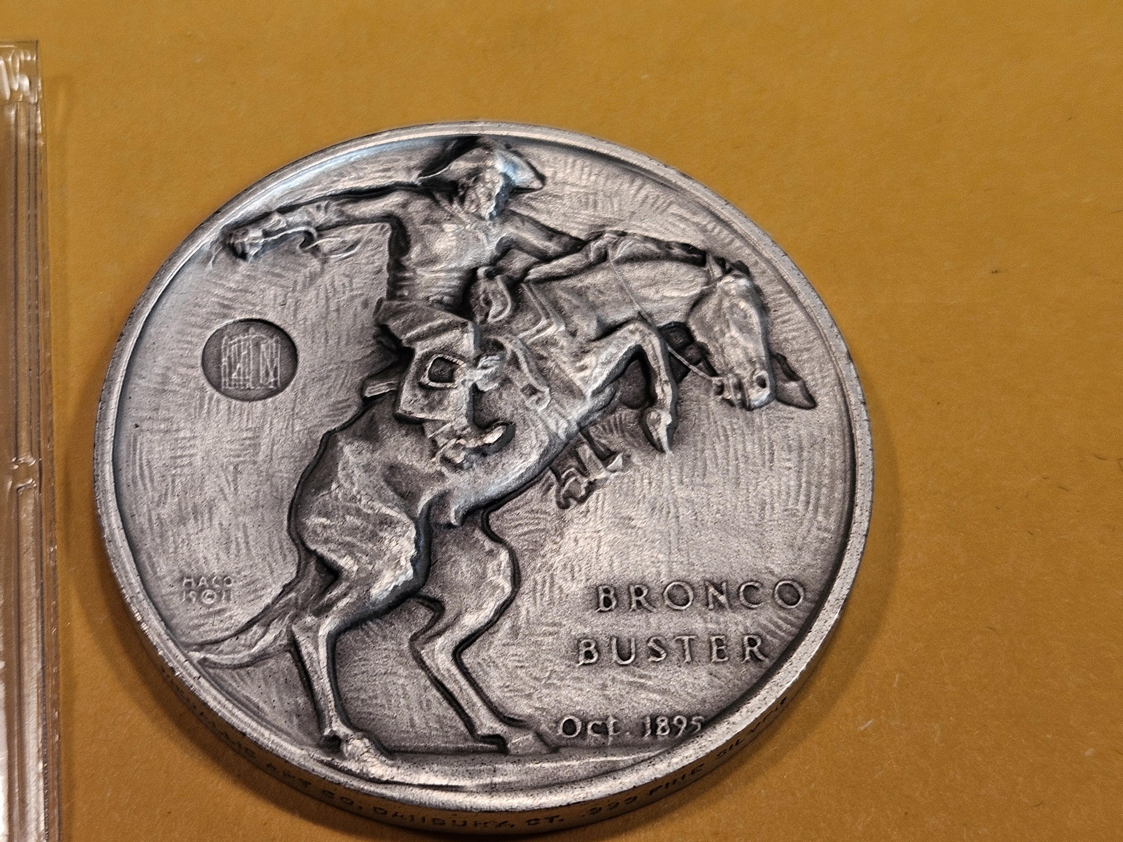 Two Ounce .999 fine silver art high-relief medal