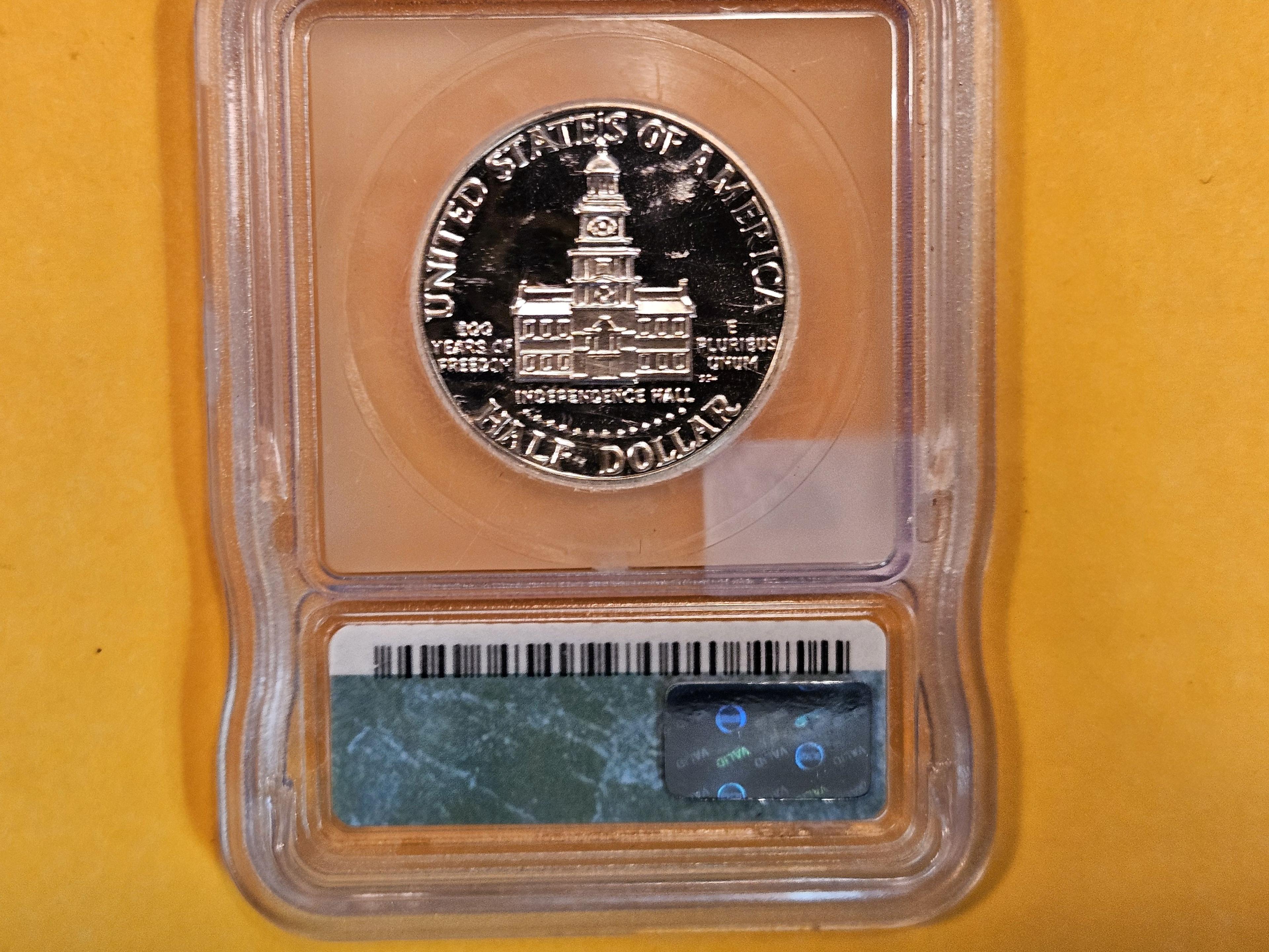 GEM! ICG 1976-S SILVER Kennedy Half Dollar in PR 69 DCAM