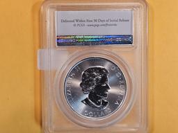 GEM! PCGS 2016 Canada silver Eight Dollars in Mint State 69