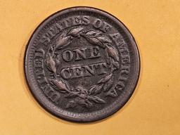 1851 Braided Hair Large Cent