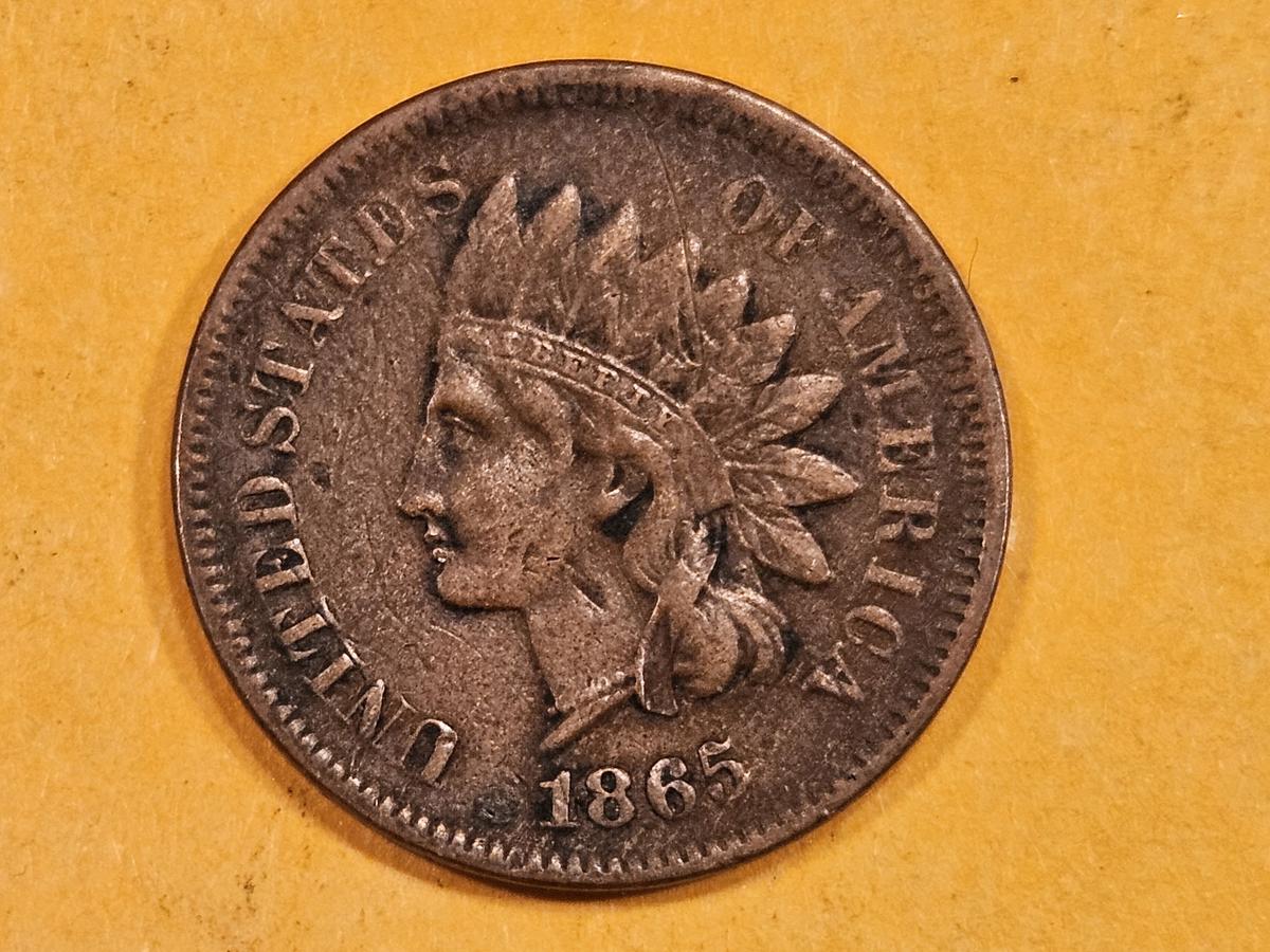 Better Date 1865 Indian Cent