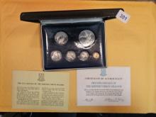 1974 British Virgin Islands Silver proof Deep Cameo 6-coin set