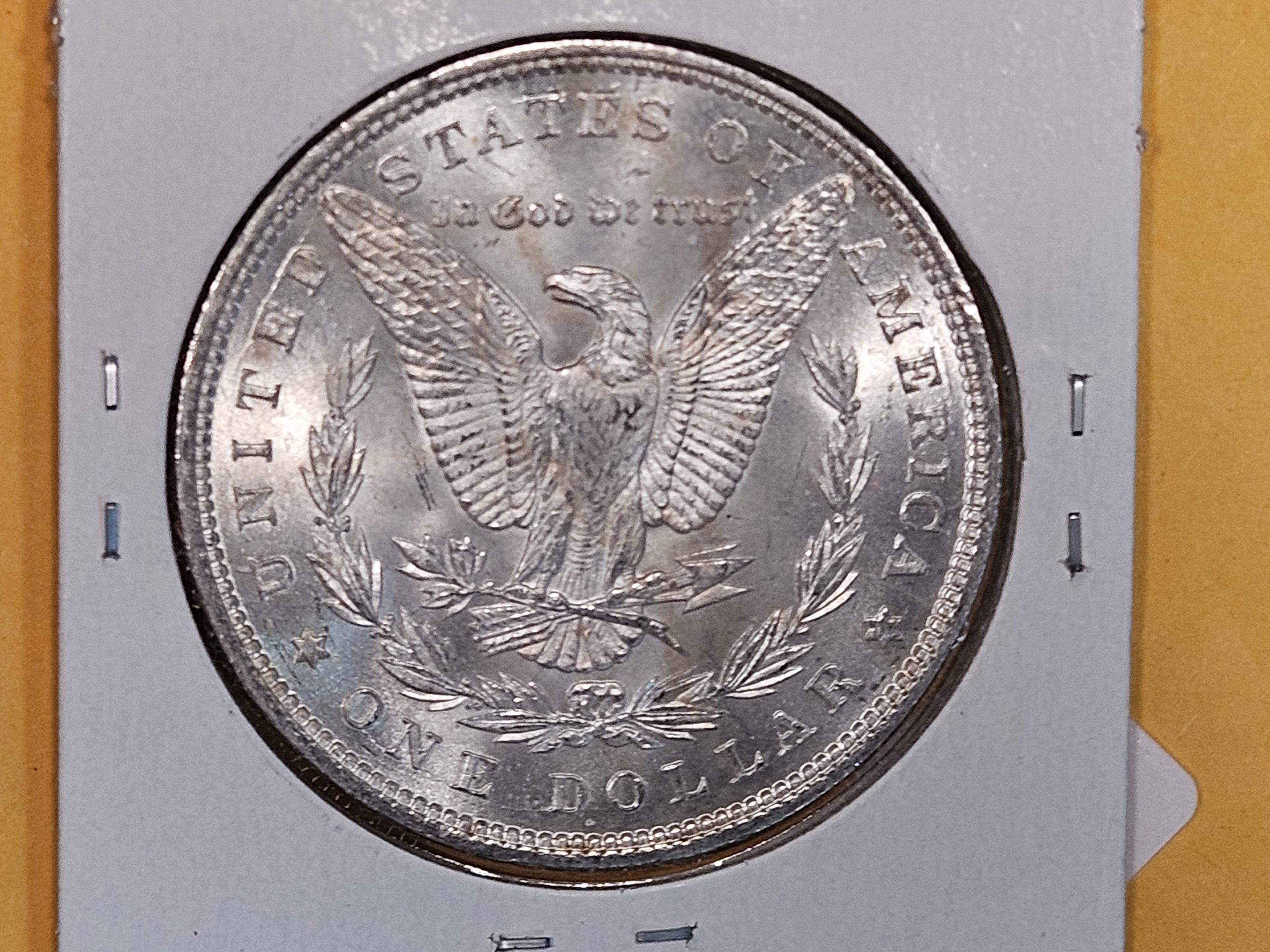 Very Choice Brilliant Uncirculated 1896 Morgan Dollar