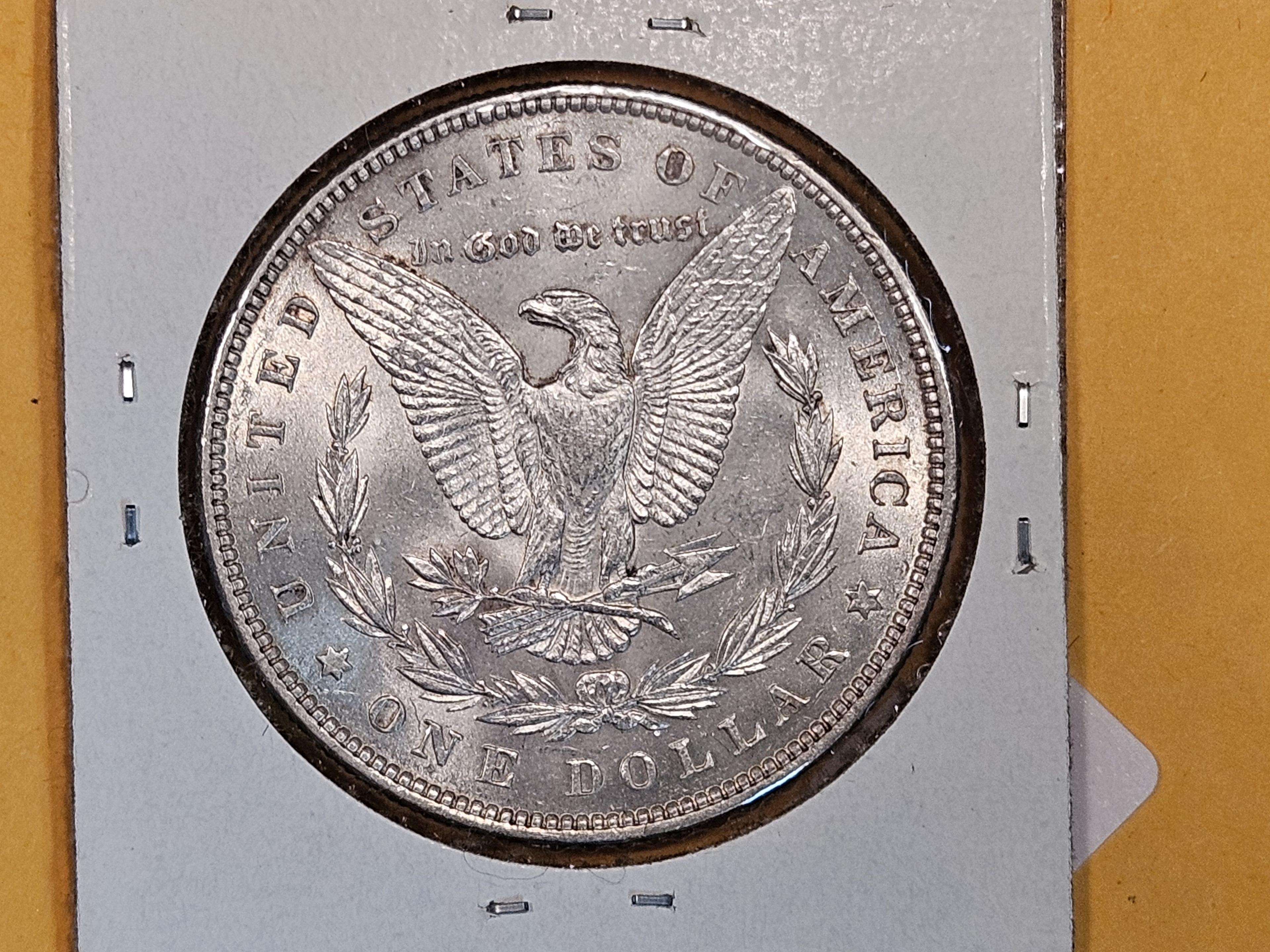 Brilliant Uncirculated Plus 1886 Morgan Dollar