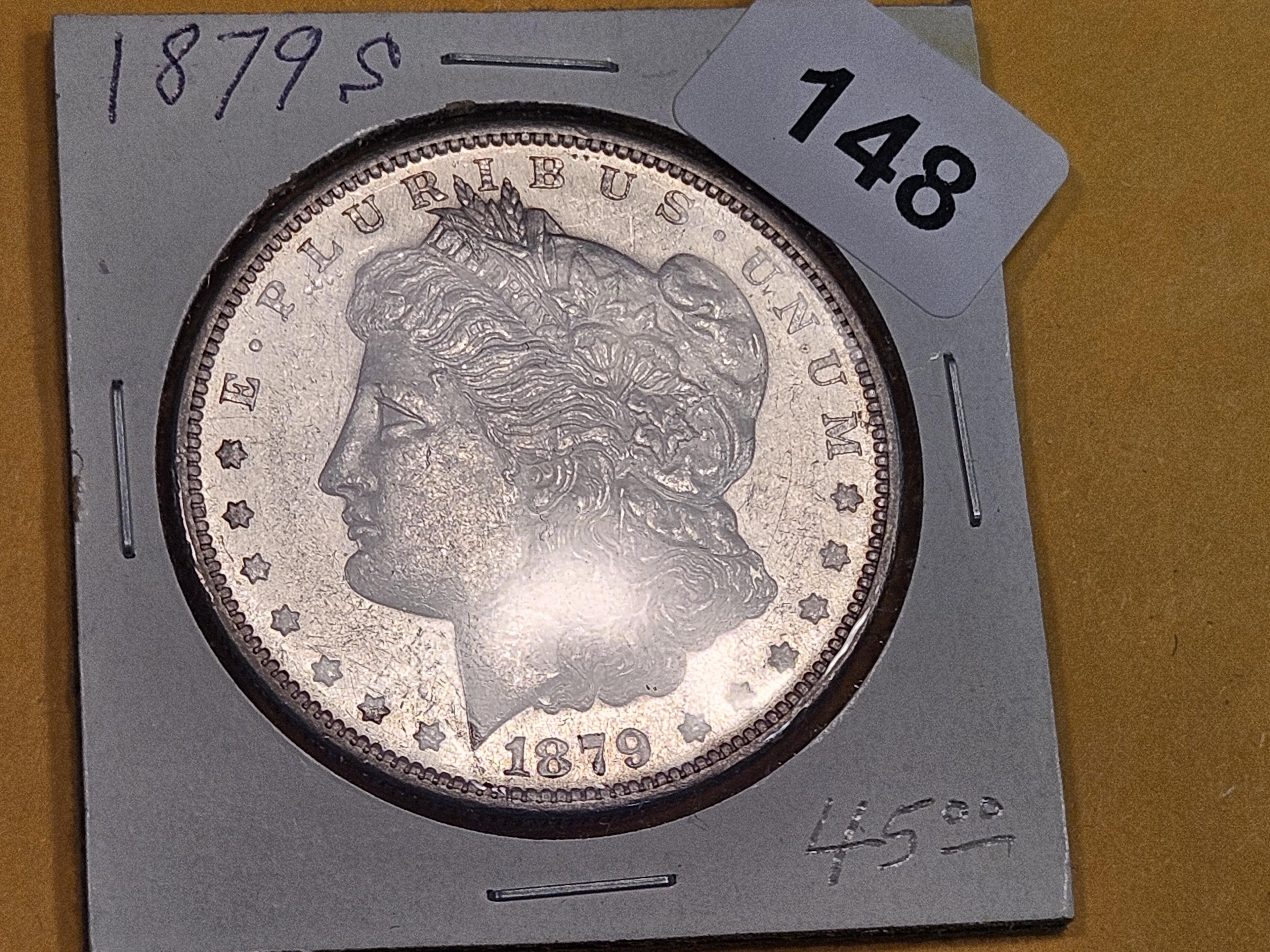 1879-S Morgan Dollar in Brilliant Uncirculated