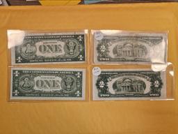 Four STAR Replacement pieces of US Currency