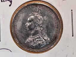 PROOF! 1887 Great Britain Proof one shilling