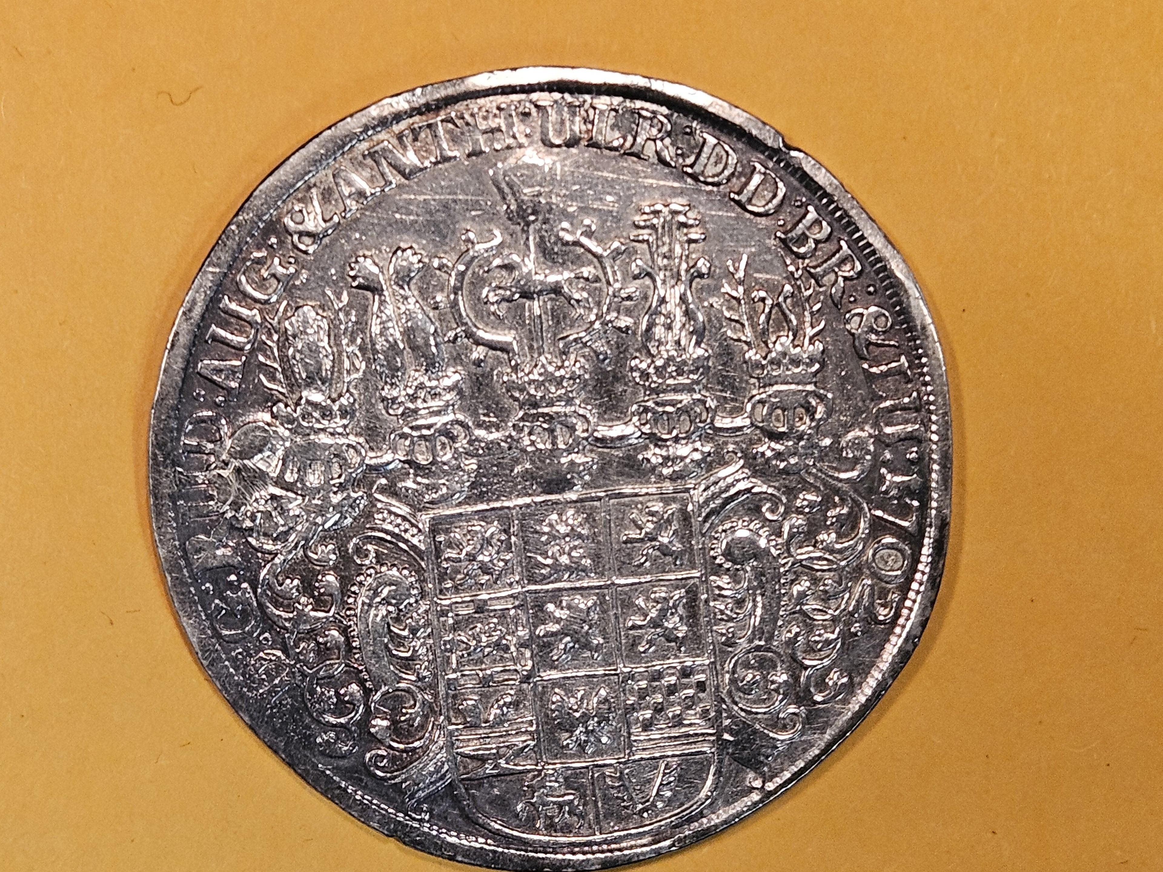 1702 German States BRUNSWICK-WOLFENBÜTTEL Thaler