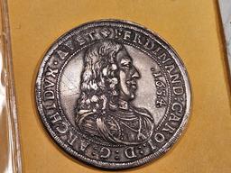 * 1654 Austria silver Thaler