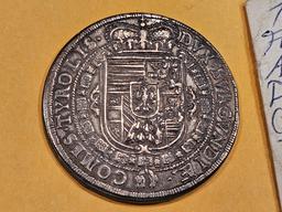* 1654 Austria silver Thaler