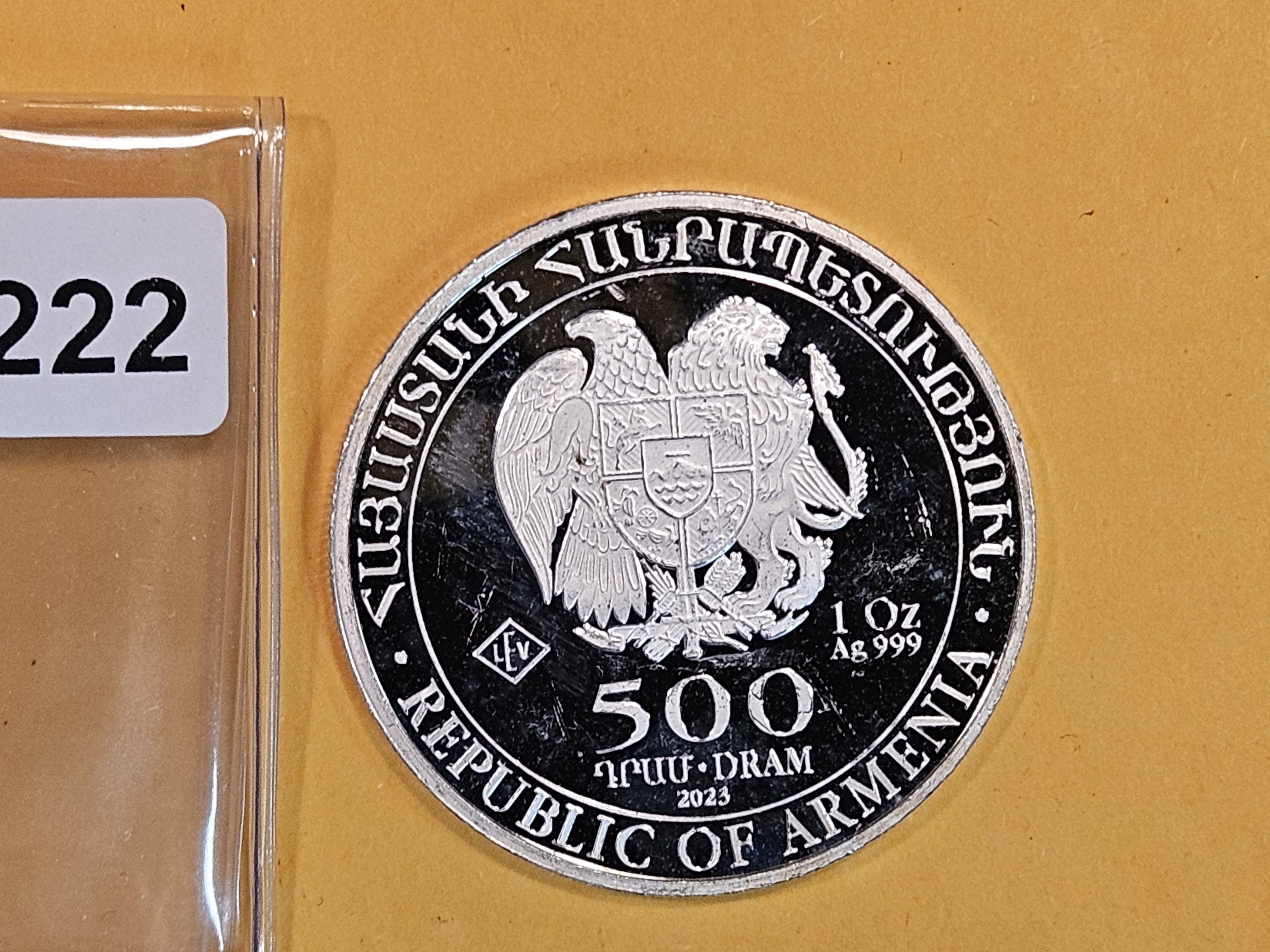 GEM Proof Deep Cameo 2023 Armenia 500 Dram